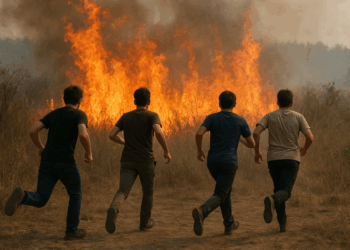 INCENDIÁRIOS SÃO PRESOS PELA PM APÓS ATEAREM FOGO EM VEGETAÇÃO PRÓXIMO AO NOVO SHOPPING