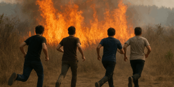INCENDIÁRIOS SÃO PRESOS PELA PM APÓS ATEAREM FOGO EM VEGETAÇÃO PRÓXIMO AO NOVO SHOPPING