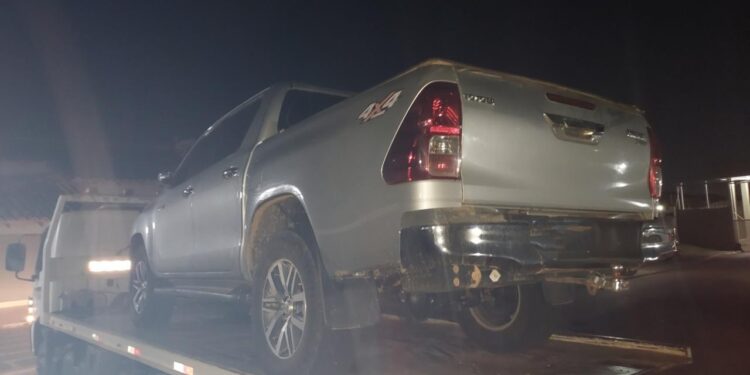 HILUX ROUBADA É RECUPERADA EM CONDOMÍNIO DE PORTO VELHO