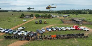 ICMBio cumpre decisão judicial e realiza operação para retirada de invasores na Floresta Nacional do Bom Futuro, em Rondônia