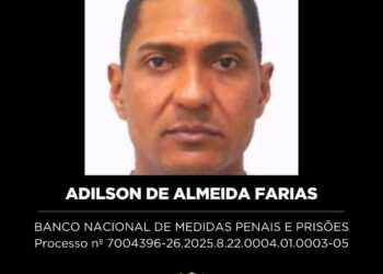 PROCURA-SE: ADILSON DE ALMEIDA FARIAS pela execução do crime de homicídio.