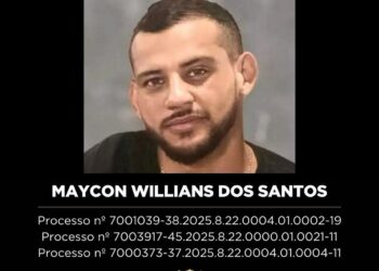 PROCURA-SE:  MAYCON WILLIANS DOS SANTOS pela prática de homicídio qualificado ajude a encontrar 
