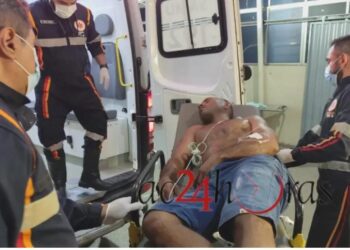 Marido agride esposa e é ferido com golpe de faca por enteado