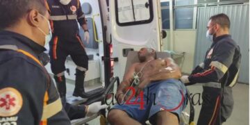 Marido agride esposa e é ferido com golpe de faca por enteado