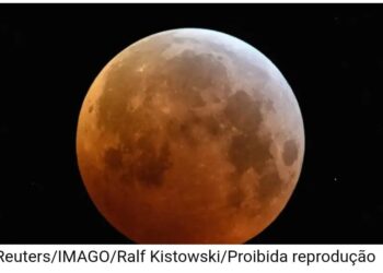 Lua de sangue: eclipse lunar total ocorre neste domingo