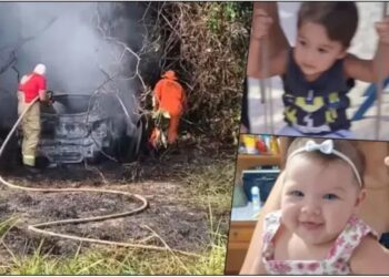 Crianças que morreram carbonizadas em acidente na BR-429 eram de Alto Alegre dos Parecis