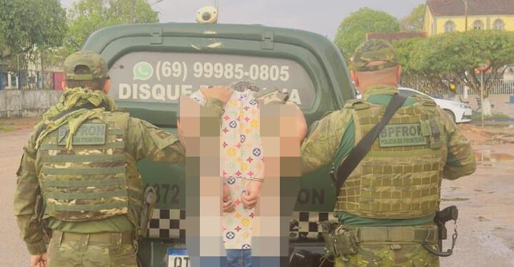 LIDER DE FACÇÃO: FORÇAS DE SEGURANÇA DE RONDÔNIA CUMPREM MANDADO DE PRISÃO EM OPERAÇÃO NA FRONTEIRA