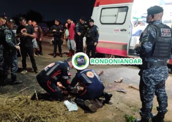 MARRETADA: Homem fica em estado grave após briga por terreno na zona leste de Porto Velho- VEJA O VÍDEO