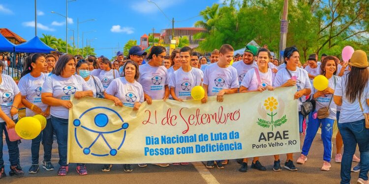 Grande caminhada em defesa da pessoa com deficiência é nesta sexta, em Porto Velho