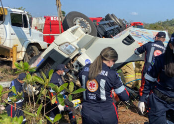 Samu atua em ocorrência na RO-459 e reforça importância da unidade em Rio Crespo