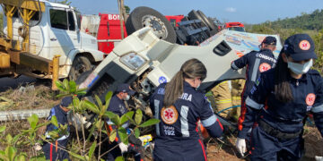 Samu atua em ocorrência na RO-459 e reforça importância da unidade em Rio Crespo