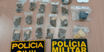 AÇÃO CONJUNTA DA POLÍCIA MILITAR E POLÍCIA CIVIL RESULTA NA RECAPTURA DE FORAGIDO E APREENSÃO DE DROGAS
