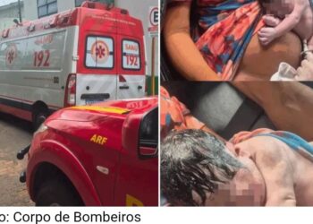 Mulher dá à luz dentro de viatura dos bombeiros no interior do Acre