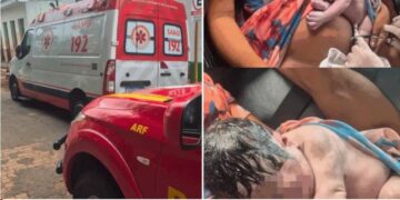 Mulher dá à luz dentro de viatura dos bombeiros no interior do Acre