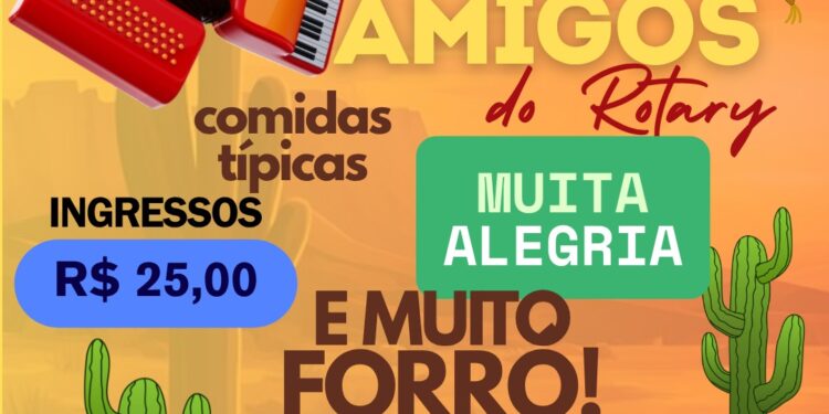 O Rotary Club de Porto Velho promove a IV Noite Nordestina