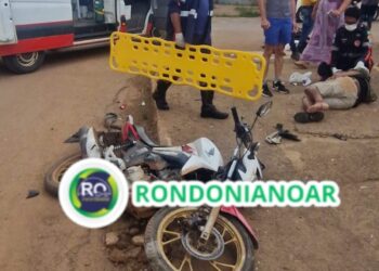 Colisão entre duas motocicletas deixa três vítima feridas
