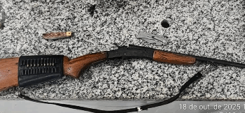 POLÍCIA MILITAR APREENDE ARMA DE FOGO EM PIMENTA BUENO