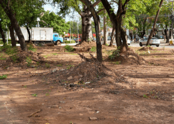 Prefeitura avança com obras do novo espaço de convívio social, na avenida Jorge Teixeira