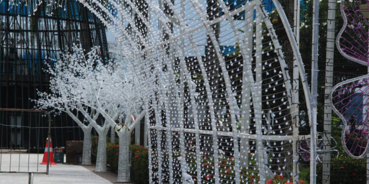 Palácio Rio Madeira se transforma em “Jardim Encantado” com acendimento das luzes do Natal de Luz, nesta segunda-feira, 3