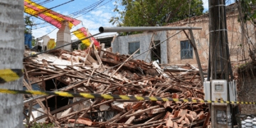 Defesa Civil Municipal realiza vistoria em casa que desabou em Porto Velho