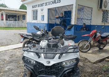 SÃO CARLOS RECEBE QUADRICICLO PARA REFORÇAR O POLICIAMENTO NO BAIXO MADEIRA