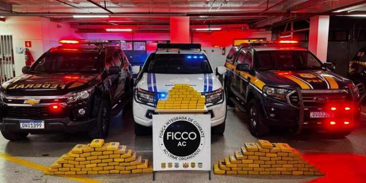 FICCO/AC em ação conjunta apreende mais de 150 kg de drogas na divisa dos Estados do Acre e Rondônia
