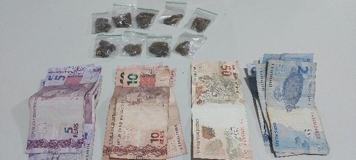 Força Tática do 1º BPM prende homem por tráfico de drogas no bairro Embratel