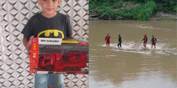 Corpo de menino de 7 anos é encontrado após buscas intensas no Rio Ubirajara
