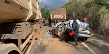 Operação Protetor dos Biomas – Equipes da PMRO socorrem cinco vítimas em grave acidente na br 364 entre Pimenta Bueno e Vilhena