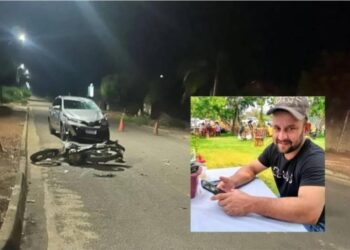 Motociclista morre após colisão com carro de aplicativo no interior de RO