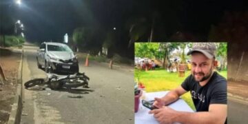 Motociclista morre após colisão com carro de aplicativo no interior de RO