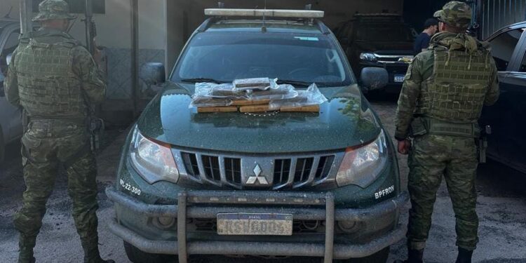 OPERAÇÃO MADEIRA-MAMORÉ APREENDE QUASE 9 KG DE MACONHA EM GUAJARÁ-MIRIM