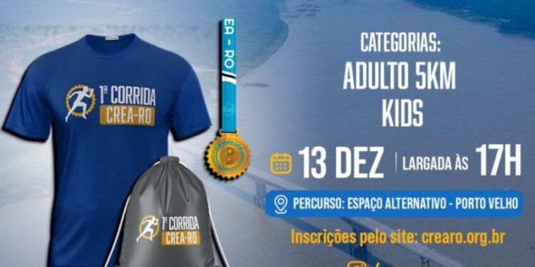 1ª Corrida do Crea-RO celebra o Dia do Engenheiro em Porto Velho