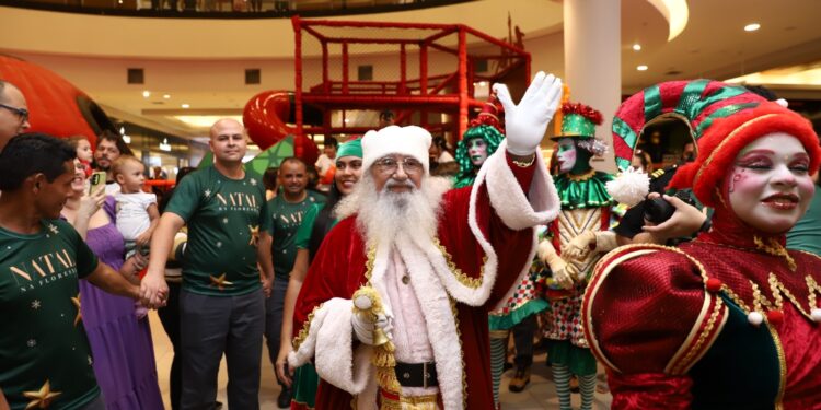 Papai Noel chega ao Porto Velho Shopping com festa e programação especial neste sábado