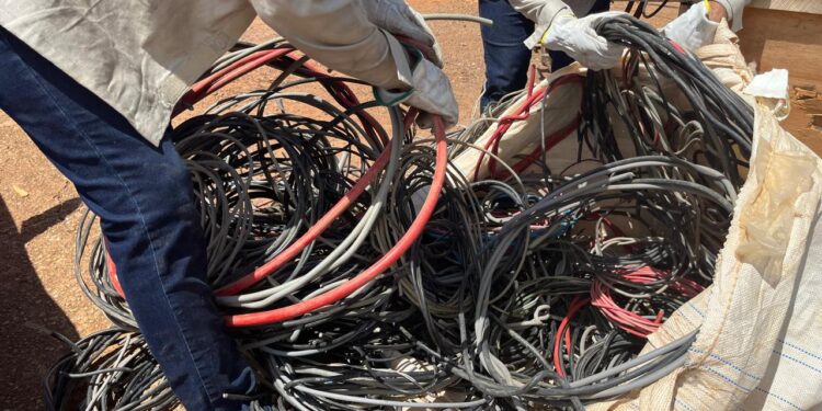 Operação “Fio Desencapado” apreende mais de 1 km de fios furtados em Ariquemes