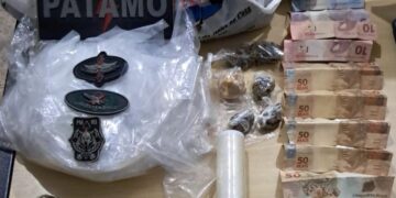Polícia militar apreende mais de 1,4 kg de drogas e materiais do tráfico durante operação em Espigão do Oeste