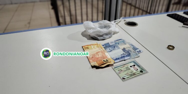 Tentou fugir da polícia militar mais acabou preso