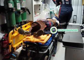 Idoso é atropelado por veículo e fica em estado grave