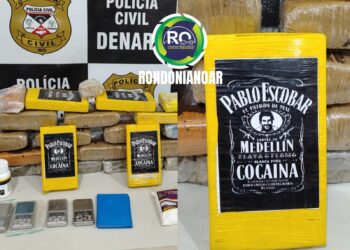 DENARC desmantela laboratório de cocaína na Zona Leste de Porto Velho durante Operação Protetor das Fronteiras “Cocaína”  Pablo Escobar