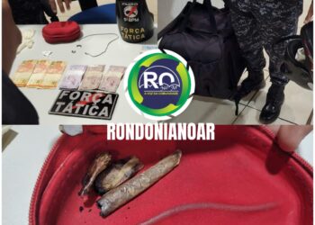 Polícia apreende drogas, moto e dinheiro em boca de fumo no bairro Aponiã, em Porto Velho
