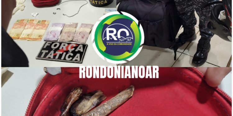 Polícia apreende drogas, moto e dinheiro em boca de fumo no bairro Aponiã, em Porto Velho