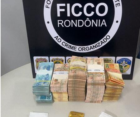 Homem é preso com R$ 245 mil e barra de ouro durante ação da FICCO/RO