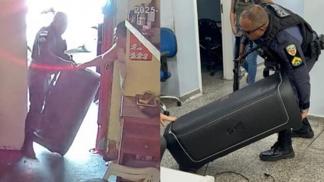 “Não é a 1ª vez que a gente pede pra abaixar o som”, diz PM sobre dono de bar que teve JBL apreendida em Manaus- VEJA O VÍDEO