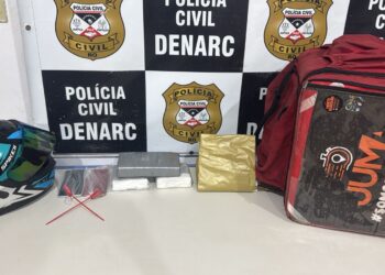 NOVA REDE DE DISTRIBUIÇÃO: Operação Protetor das Divisas prende motoboy com 3 kg de cocaína na zona sul de Porto Velho- DENARC 