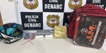 NOVA REDE DE DISTRIBUIÇÃO: Operação Protetor das Divisas prende motoboy com 3 kg de cocaína na zona sul de Porto Velho- DENARC 