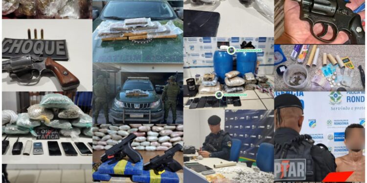 Rondônia reduz criminalidade em 40%: homicídios caem 29% em Porto Velho com mais prisões e drogas apreendidas