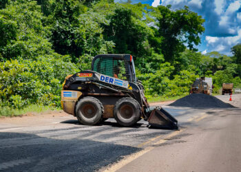 Manutenção asfáltica reforça mobilidade na RO-257, entre perímetro urbano de Ariquemes e o distrito 5° BEC