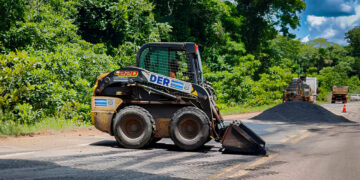 Manutenção asfáltica reforça mobilidade na RO-257, entre perímetro urbano de Ariquemes e o distrito 5° BEC