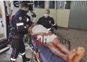 Morador em situação de rua é ferido com facada no pescoço no Segundo Distrito