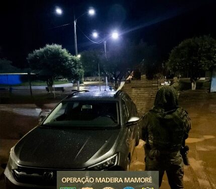 OPERAÇÃO MADEIRA MAMORÉ: EM GUAJARÁ-MIRIM FORÇAS DE SEGURANÇA RECUPERAM VEÍCULO FURTADO